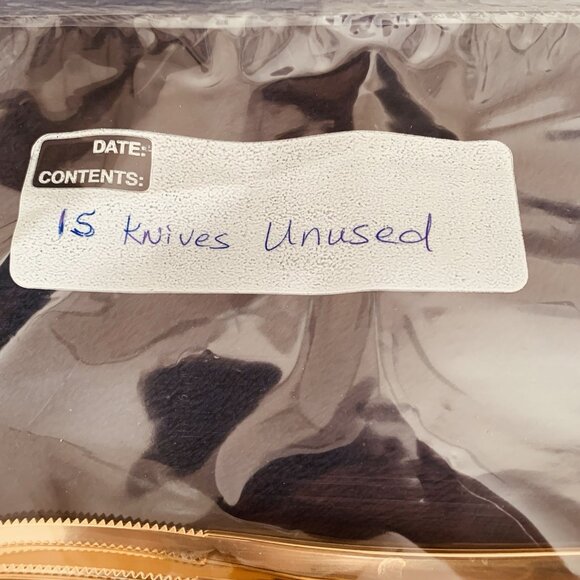 Golden Plastic Knives, Forks, Spoons Heavyweight Weddings Parties Unused - Picture 5 of 7